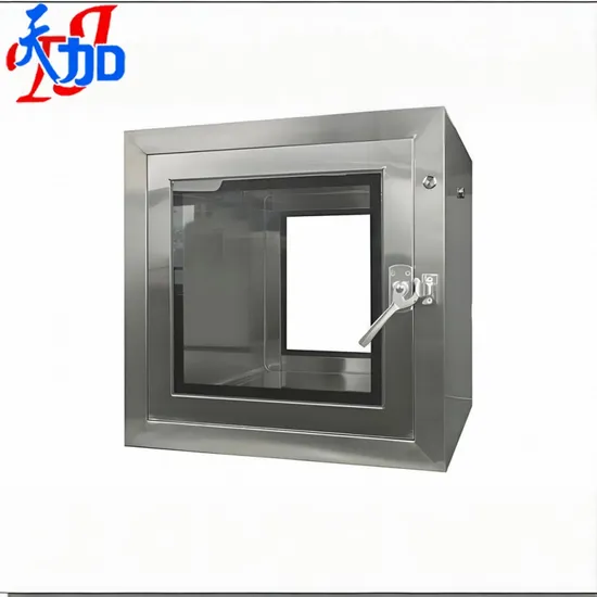 Advanced UV Sterilization Pass-Box with Secure Double Door Design